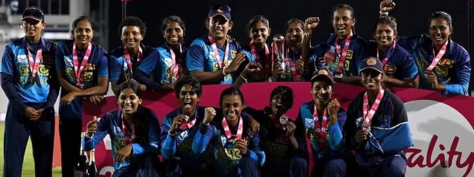 கிரிக்கெட் தொடரை கைப்பற்றிய மகளிர் அணி